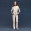 Pull a maniche lunghe, blanc naturel