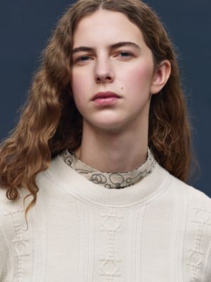 Long-sleeve sweater, View: Worn, worn, view 4 of 5