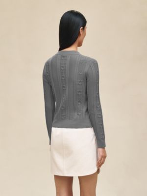 Long-sleeve sweater, View: Worn, worn, view 3 of 5