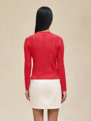 Long-sleeve sweater, View: Worn, worn, view 3 of 5