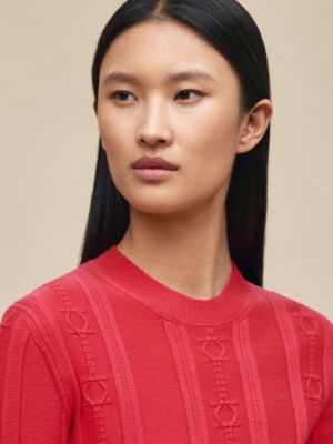 Long-sleeve sweater, View: Worn, worn, view 4 of 5