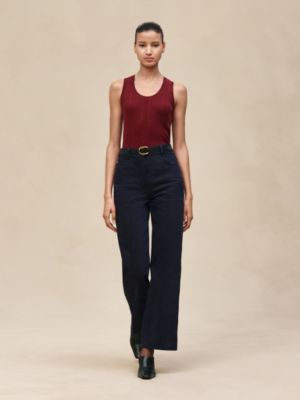 Silk tank top