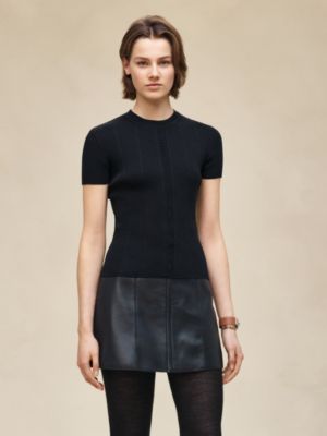 Short-sleeve sweater, View: Worn, worn, view 2 of 5