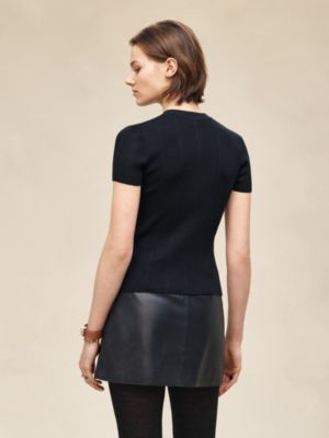 Short-sleeve sweater, View: Worn, worn, view 3 of 5