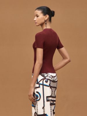 Short-sleeve sweater, View: Worn, worn, view 3 of 5