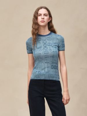Jersey de manga corta estampado "Cahier du Colporteur", Vista: Ver artículo puesto, worn, vista 2 de 4