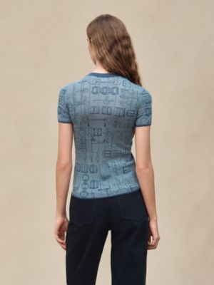 Jersey de manga corta estampado "Cahier du Colporteur", Vista: Ver artículo puesto, worn, vista 3 de 4