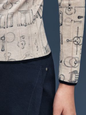 "Cahier du Colporteur" cardigan , View: Worn, worn, view 5 of 5
