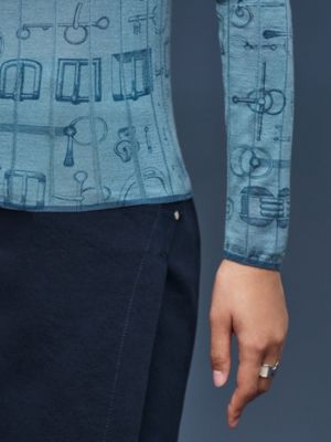 Cárdigan estampado "Cahier du Colporteur", Vista: Ver artículo puesto, worn, vista 5 de 5