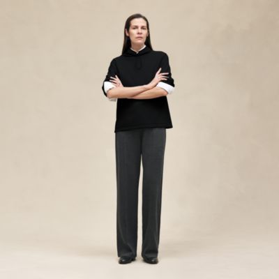 Cashmere long-sleeve sweater