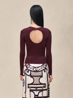Suéter com mangas compridas "L'Enseigne du Sellier", Exibir: Sendo usado, worn, visualizar 3 de 5