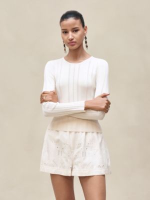 "L'Enseigne du Sellier" long-sleeve sweater, View: Worn, worn, view 3 of 5