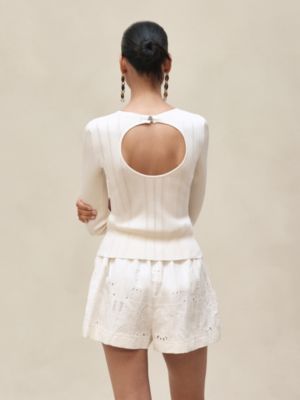 "L'Enseigne du Sellier" long-sleeve sweater, View: Worn, worn, view 4 of 5