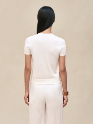 "Etriers Remix" short-sleeve sweater, View: Worn, worn, view 4 of 6