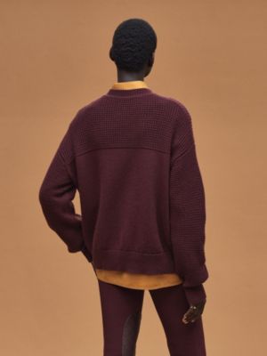 Cashmere long-sleeve sweater, View: Worn, worn, view 3 of 5