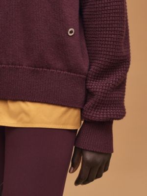 Cashmere long-sleeve sweater, View: Worn, worn, view 5 of 5