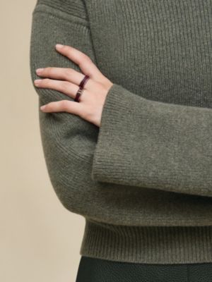 ロングスリーブニット, イメージ: 着用例, worn, ビュー7の7
