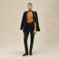 Long-sleeve sweater, marron ocre