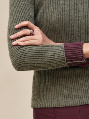 롱 슬리브 스웨터, 보기: 이미지: 제품 착용 이미지, worn, 7개 중 7번째 보기
