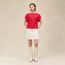 Sleeveless sweater, rose pivoine