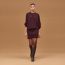 Cashmere "L'Enseigne du Sellier" long-sleeve sweater, rouge bordeaux, We will notify you when this product is back in stock