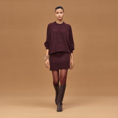 Cashmere "L'Enseigne du Sellier" long-sleeve sweater