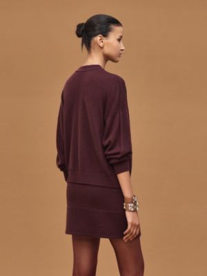 Cashmere "L'Enseigne du Sellier" long-sleeve sweater, View: Worn, worn, view 3 of 5