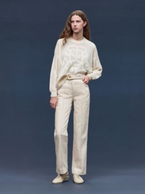 Cashmere "L'Enseigne du Sellier" long-sleeve sweater