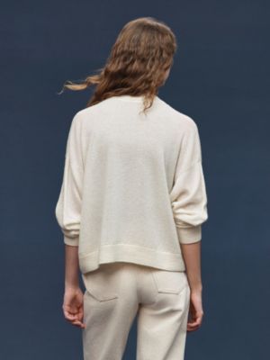 Cashmere "L'Enseigne du Sellier" long-sleeve sweater, View: Worn, worn, view 3 of 5