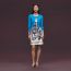 Buttoned cardigan, bleu piscine