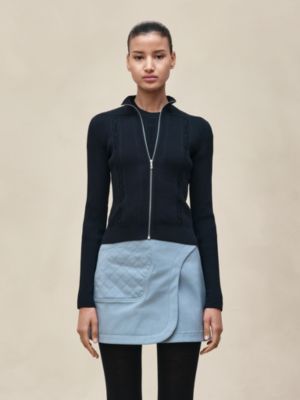 Cárdigan con cremallera, Vista: Ver artículo puesto, worn, vista 3 de 7