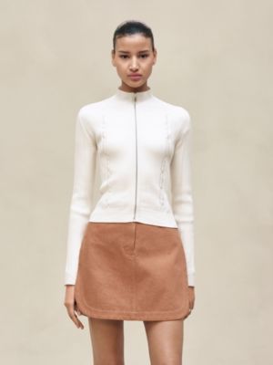 Zipped cardigan, View: Worn, worn, view 3 of 6
