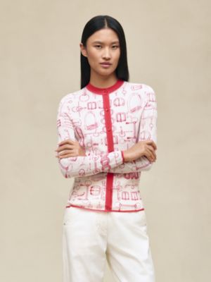 "Cahier du Colporteur" buttoned cardigan, View: Worn, worn, view 2 of 5