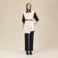 Cardigan ceinturé sans manches en cachemire, blanc naturel