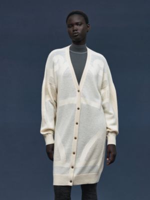 喀什米爾針織外套, 檢視: 佩戴, worn, 檢視共3張圖片的第6張