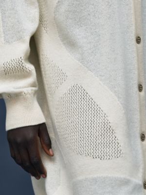 喀什米爾針織外套, 檢視: 佩戴, worn, 檢視共6張圖片的第6張