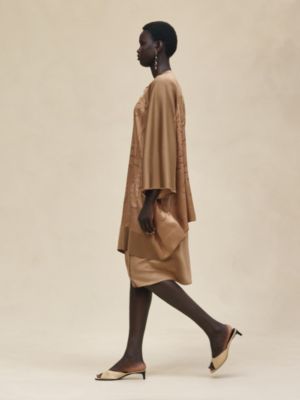 "L'Enseigne du Sellier" caftan tunic, View: Worn, worn, view 2 of 6