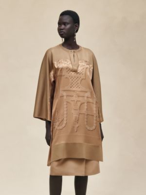 "L'Enseigne du Sellier" caftan tunic, View: Worn, worn, view 4 of 6