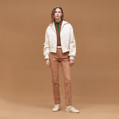 "Porte-Bonheur Bandana" zipped quilted jacket&nbsp;
