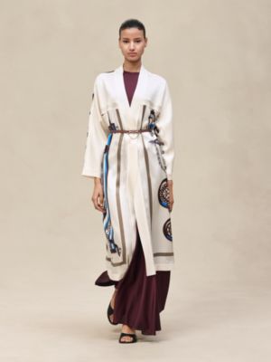 "L'Enseigne du Sellier" long cardigan