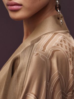 “L'Enseigne du Sellier” 롱 가디건, 보기: 이미지: 제품 착용 이미지, worn, 8개 중 8번째 보기