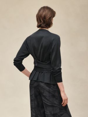 “Soleil de Soie Poudre” 롱 슬리브 스웨터, 보기: 이미지: 제품 착용 이미지, worn, 3개 중 5번째 보기