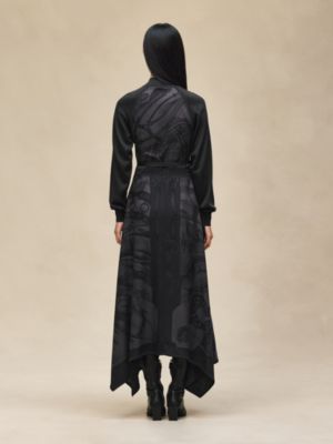"Soleil de Soie Poudre" long dress, View: Worn, worn, view 3 of 7