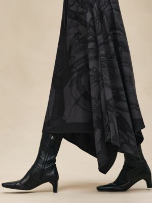 "Soleil de Soie Poudre" long dress, View: Worn, worn, view 7 of 7