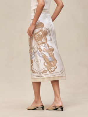 “Brides de Gala Gold” 롱 슬릿 스커트, 보기: 이미지: 제품 착용 이미지, worn, 3개 중 5번째 보기