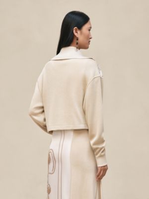 "Brides de Gala" short zipped jacket, View: Worn, worn, view 4 of 9