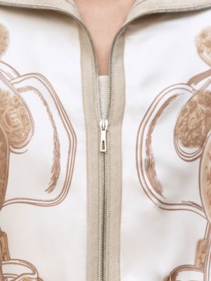 "Brides de Gala" short zipped jacket, View: Worn, worn, view 8 of 9