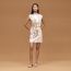 "Brides de Gala" wraparound dress, blanc nacre, We will notify you when this product is back in stock