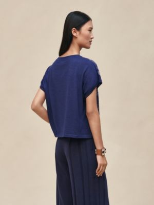 "Etriers Remix" sleeveless sweater, View: Worn, worn, view 3 of 5