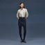 "Cahier du Colporteur" zipped twillaine cardigan, beige pierre d'Istrie, We will notify you when this product is back in stock